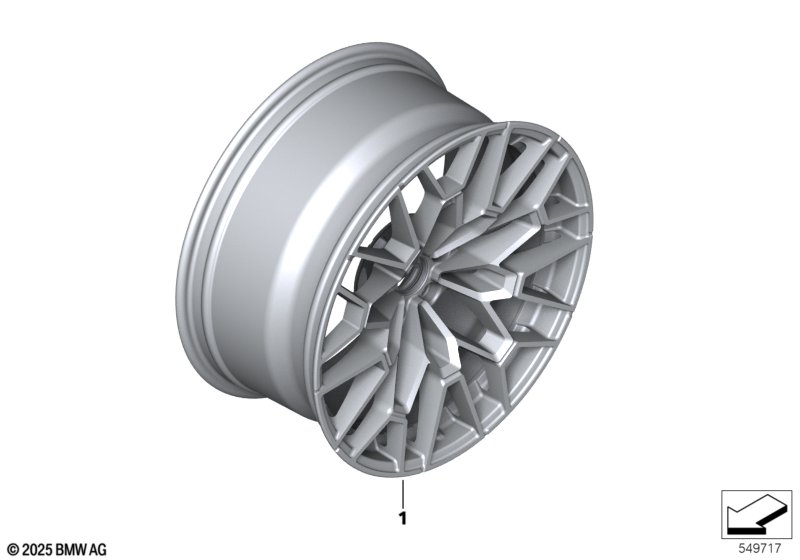 Колесо с легкосплавным диском Individual