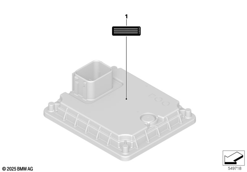 Предупреж. табличка для блока управления