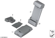 Подлокотник заднего сиденья Basis