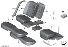 Набивка и обивка сиденья пов.комф.Зд