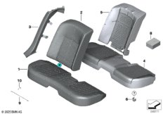 Набивка и обивка базового сиденья Зд