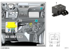 Реле электровентил. двигателя 1000 Вт K5
