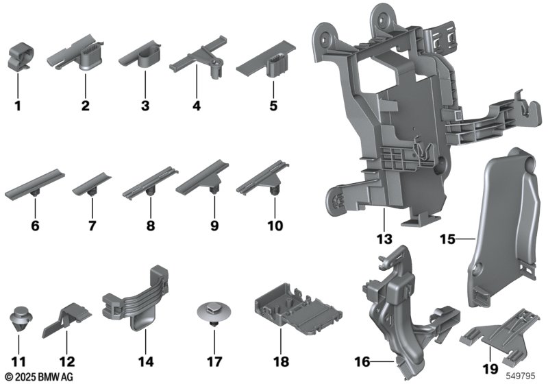 Различные держатели провода