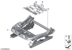 Каркас подушки переднего сиденья
