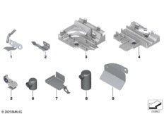 Элементы крепления жгута проводов