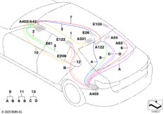 Рем. кабель осн. жгута проводов антенны