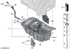 Масляный картер/маслоизмерит.приспособл.