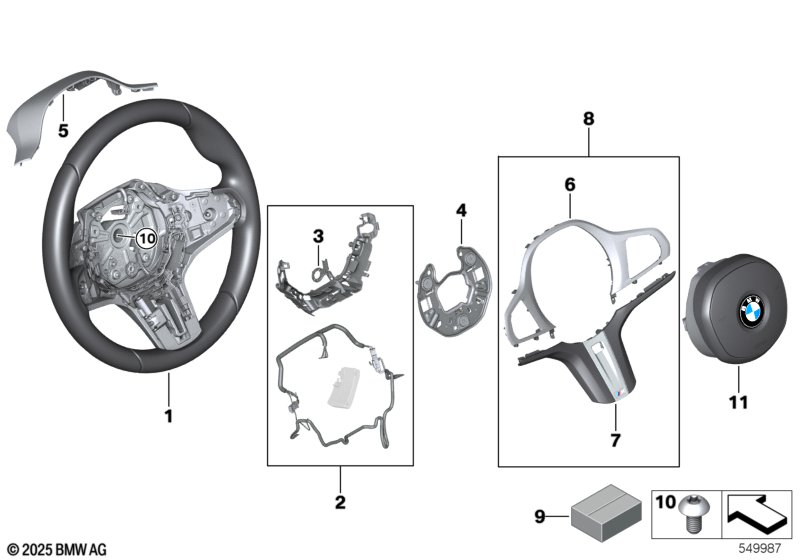 Подушка безопасности для спорт. руля M