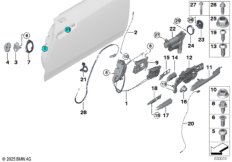 Система замков передней двери