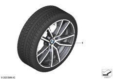 Колесо в сб.зим. V-образн.сп. 780 - 18"