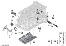 Блок цилиндров/дополнительные элементы