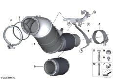 Катализатор рядом с двигателем