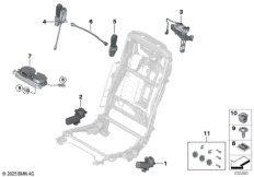 Электрооборудование и приводы сиденья Зд