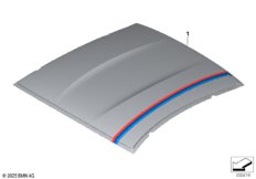 Крыша карбоновая Individual, KA621