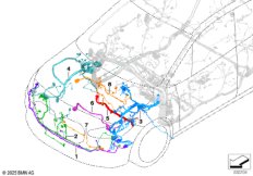 Рем.кабель основ.жгут проводов - впереди