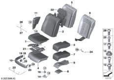 Набивка и обивка сиденья пов.комф.Зд