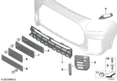 Облицовка аэродинам.к-та декор.эл-ты Пд