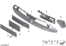 Облицовка M, декор.элементы Пд