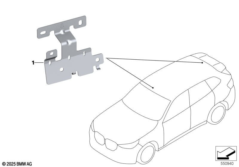 Крепление дистанционного радиоуправления