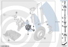 Ремкомплект подшипника ступицы кол.Зд