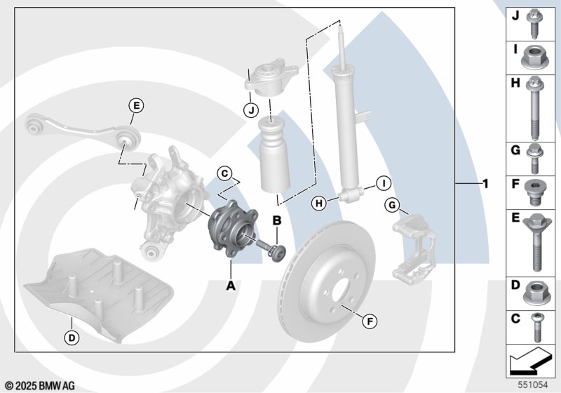 Ремкомплект подшипника ступицы кол.Зд