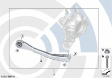 Ремкомплект продольного рычага подвески