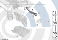 Ремкомплект поперечного рычага подвески