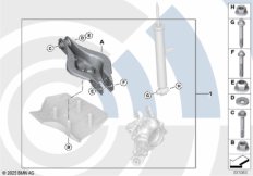 Ремонтный комплект рычага развала