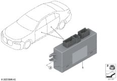 Блок управления для функц. модуля двери