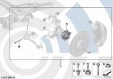 Рем.комплект ступицы переднего колеса