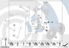 Монтаж. к-т верх. опоры аморт. стойки Пд