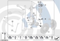 Ремкомплект верхней опоры амор.стойки Пд