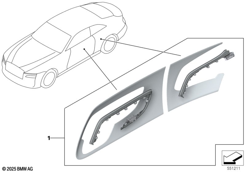 Дооснащение, двери с подсветкой