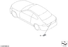 Дополн.указатель поворота/светил.снаружи