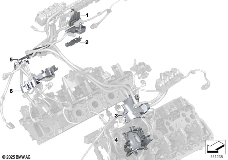 Элементы крепления жгута проводов