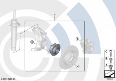 Рем.комплект ступицы переднего колеса