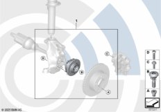 Рем.комплект ступицы пер.колеса полнопр.