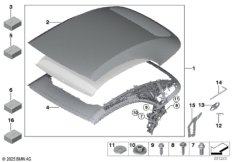 Складной верх в сборе