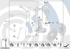 Монтаж. к-т верх. опоры аморт. стойки Пд