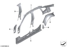 Боковой каркас Внутр