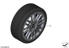 Колесо в сб. зимнее U-обр. сп. 982 - 17"