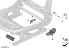 Сиденье Пд, э/оборудование и приводы