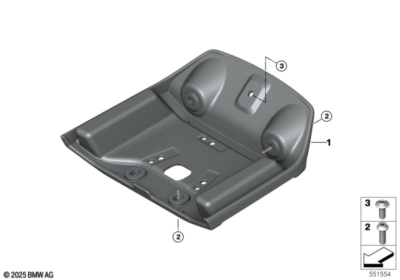 Кожух задней панели кузова