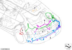 Рем.кабель основн.жгут проводов - сзади