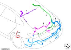 Рем.кабель основн.жгут проводов - сзади