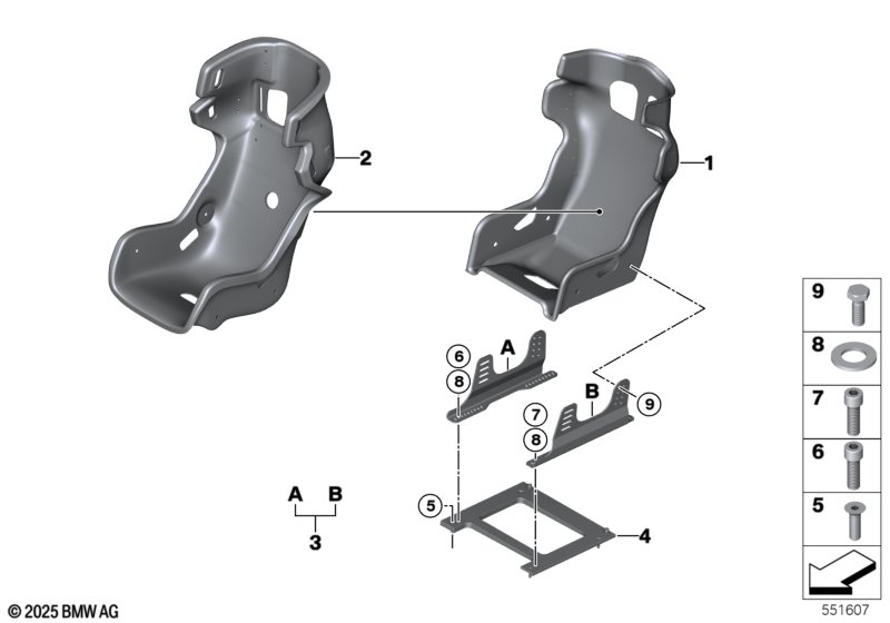 Сиденье гоночного автомобиля
