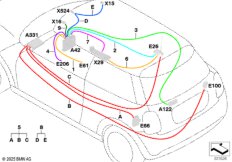 Рем.каб.осн.жгута проводов антенна/коакс