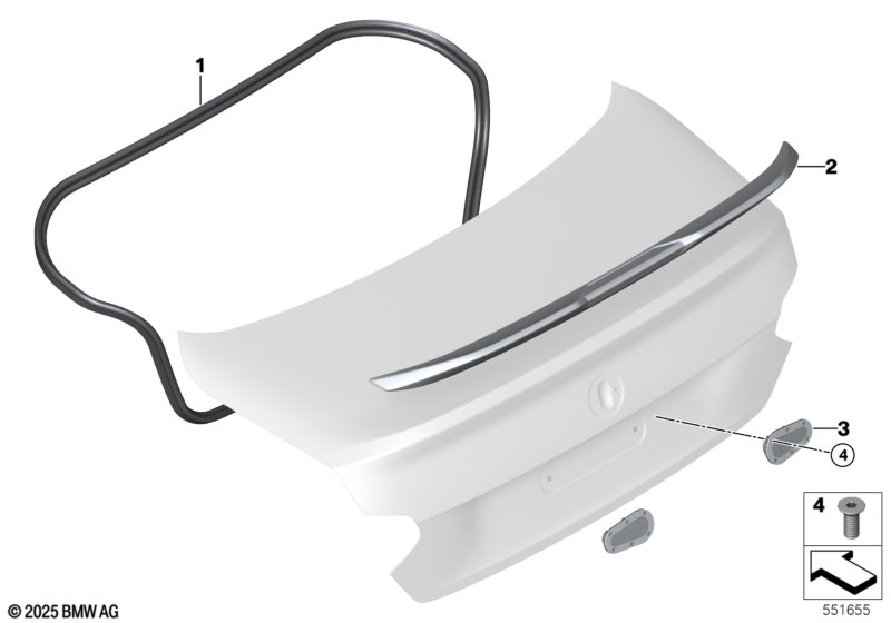 Багажная дверь, дополнительные элементы