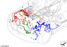 Рем.кабель основ.жгут проводов - впереди