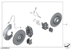 К-т дооснащ.керам.тормозами M Carbon